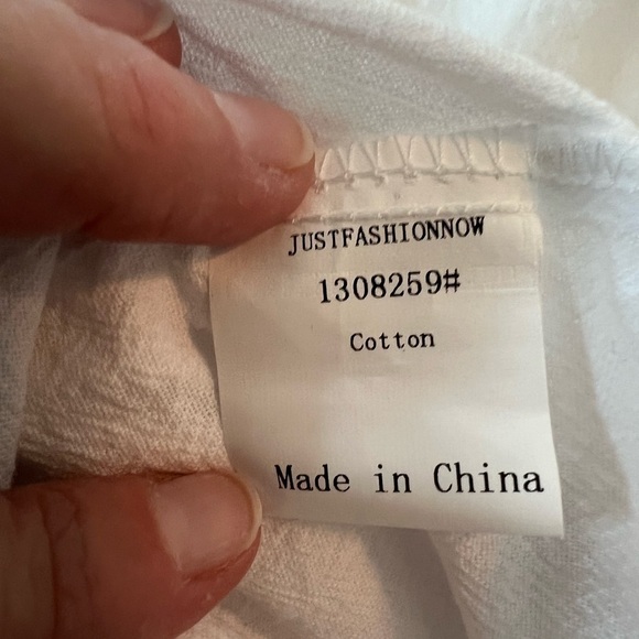 Women Pants With Pockets High Waist Baggy Print Cotton Loose Long Straight Pants - Picture 8 of 9